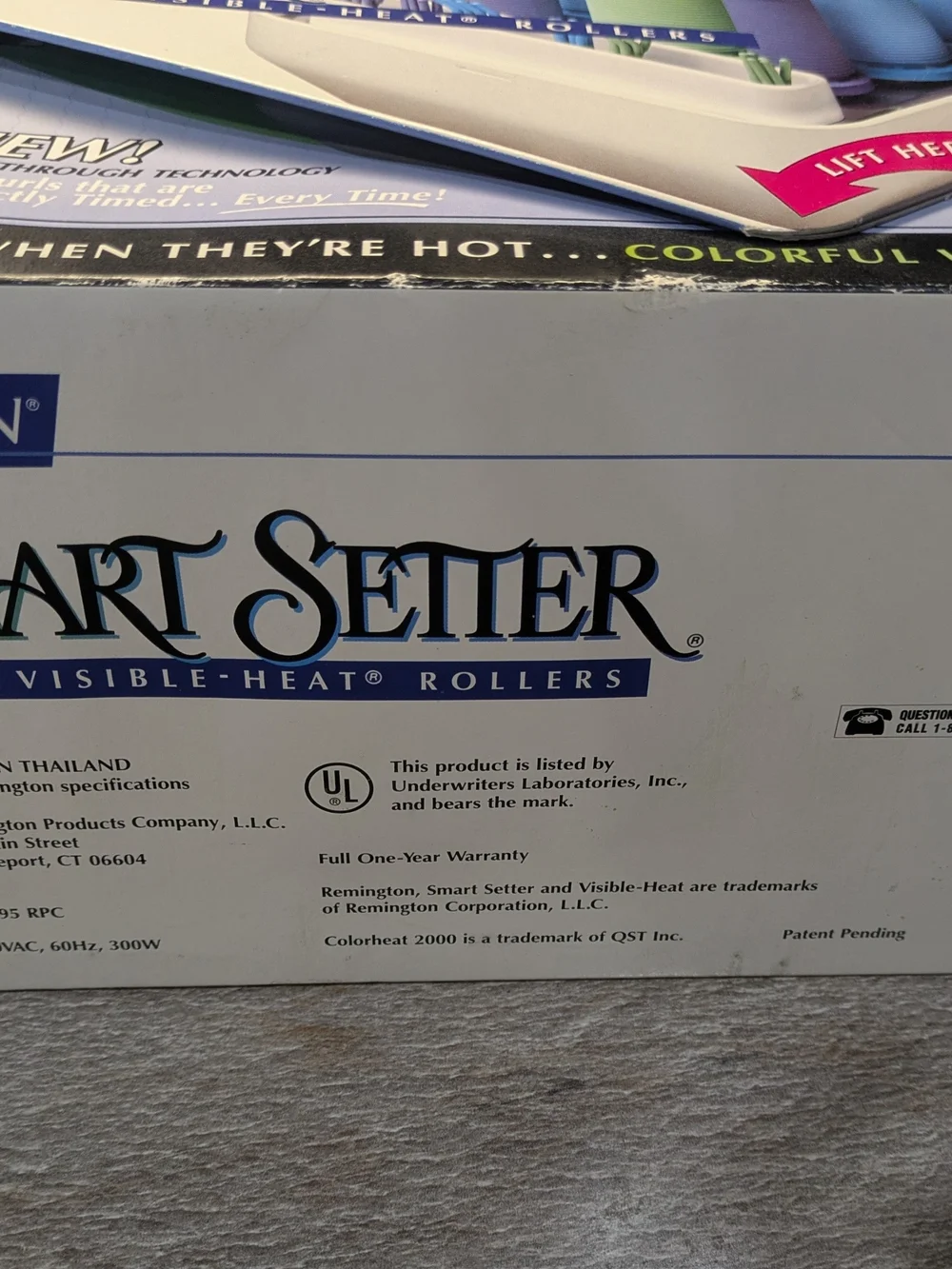 Remington Smart Setter 20 Visible-Heat Rollers in Purple, Blue,Green NIB Vintage